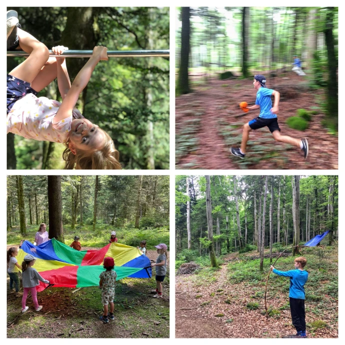 Kids summer camp Lausanne forest activities