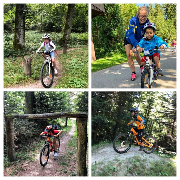 Kids summer camp Lausanne biking activities