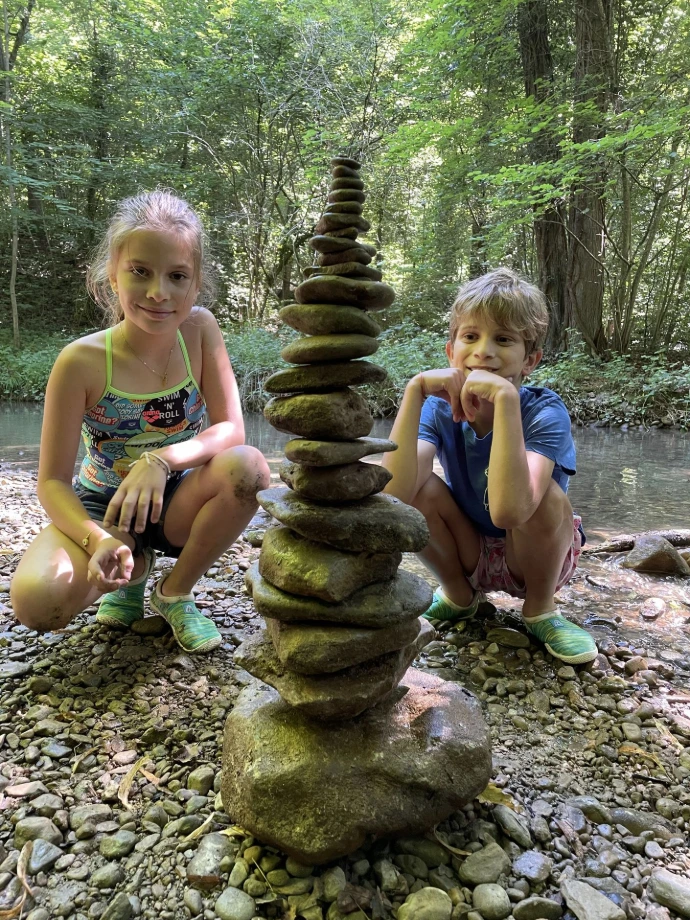 Kids summer camp Lausanne river activities